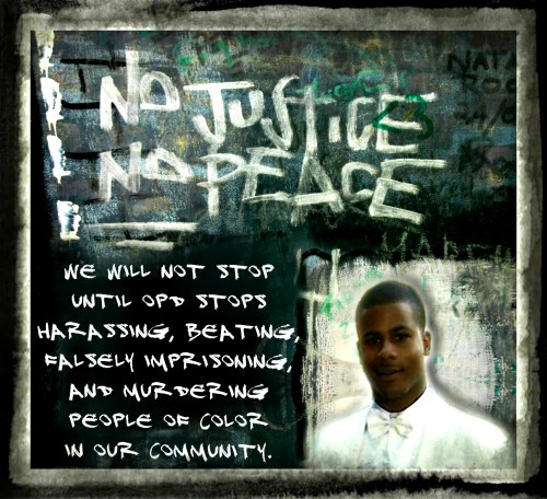 No Justice.  No Peace!!