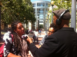 A delegation of local activists and police accountability folks went to Barbara Lees office to see what Congress can do to stop more Michael Brown's from being murdered by police